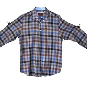 James Tattersall  - Men's Long Sleeve - Plaid Shirt